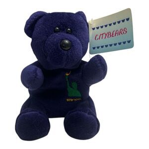 🇺🇸 CITYBEARS Beanie Baby - Statue Liberty Bear (New York State Exclusive) 7.5"